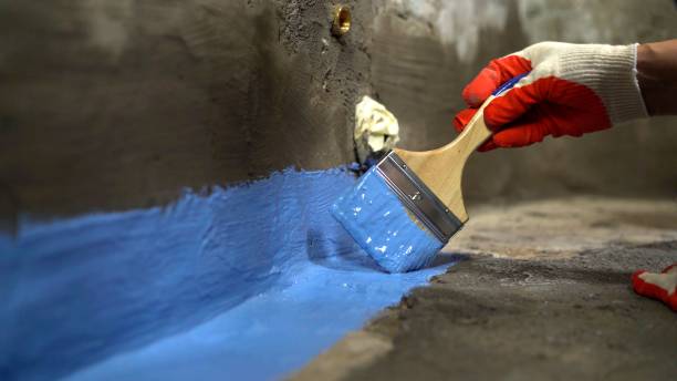 Commercial Waterproofing project at a Marysville, MI business property by SJ Waterproofing Pros